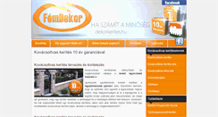 Desktop Screenshot of kovacsoltvas-kerites-kapu.hu